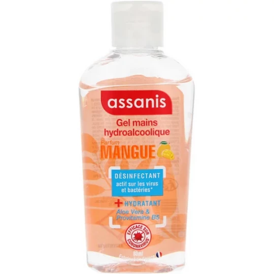 Assanis Pocket Gel Antibactérien Parfum Mangue