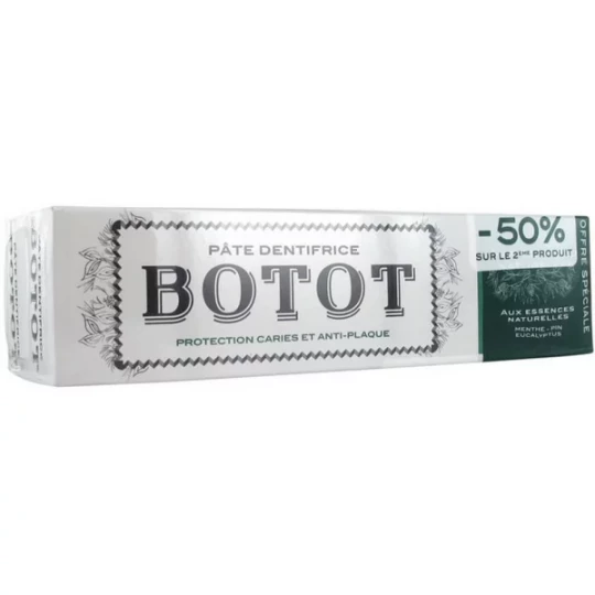 Botot Pâte Dentifrice Menthe Pin Eucalyptus - image 2