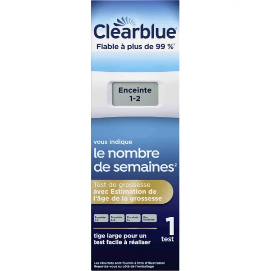 Clearblue Test de Grossesse Digital Avec Estimation de l'Age de Grossesse - image 8