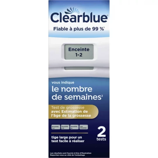 Clearblue Test de Grossesse Digital Avec Estimation de l'Age de Grossesse - image 15