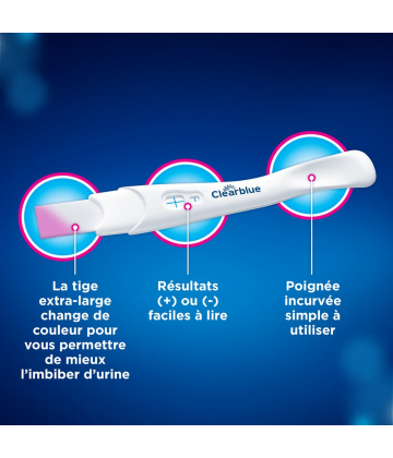 Clearblue Test de grossesse Plus