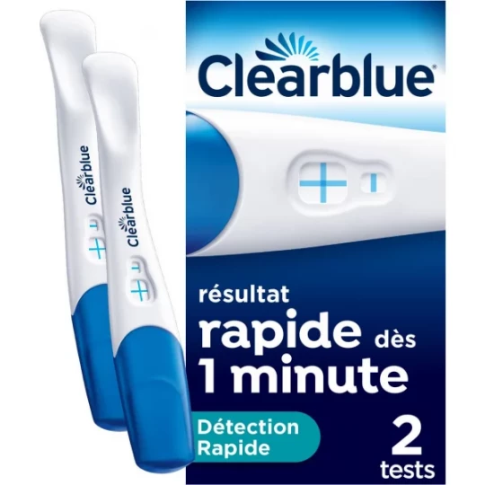 Clearblue Test de grossesse Détection rapide
