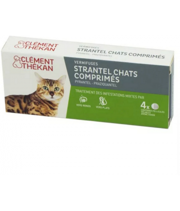 Clément Thékan Vermifuges Strantel Chats