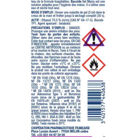 Baccide Gel Hydroalcoolique - image 2