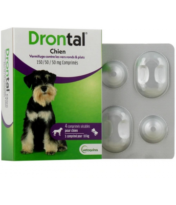 Drontal Chien Arôme Boeuf Comprimés 