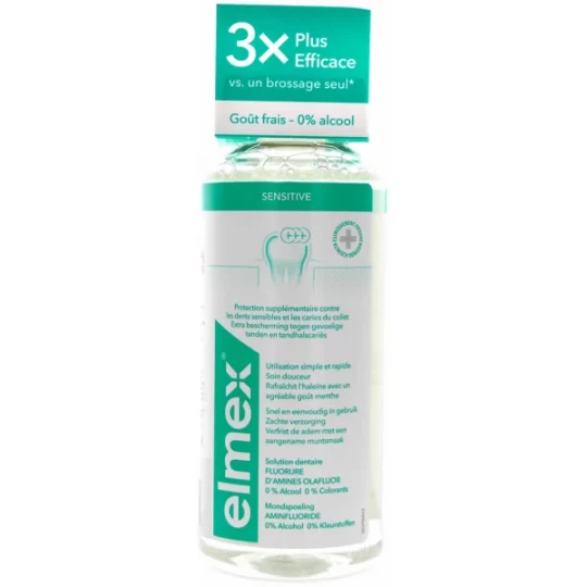 Elmex Sensitive Solution Dentaire Sans Alcool - image 2