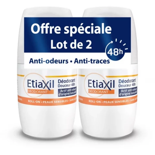 Etiaxil Déodorant Douceur 48H Sans Sels d' Aluminium Roll-On