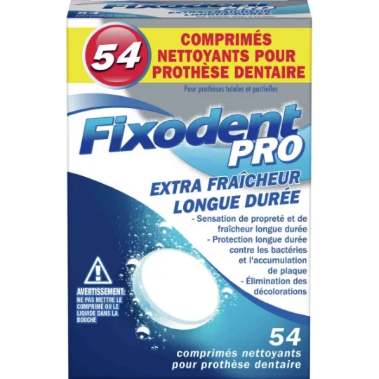 Fixodent Pro Comprimés Nettoyants Extra Fraîcheur Longue Durée - image 2