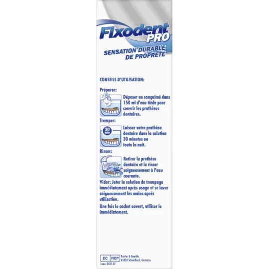 Fixodent Pro Comprimés Nettoyants Extra Fraîcheur Longue Durée - image 3