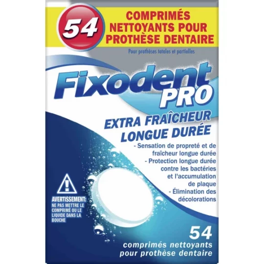 Fixodent Pro Comprimés Nettoyants Extra Fraîcheur Longue Durée - image 7