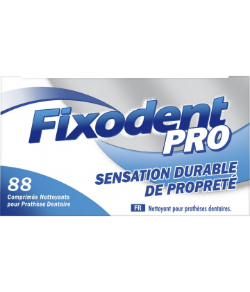 Fixodent Pro Comprimés Nettoyants Extra Fraîcheur Longue Durée
