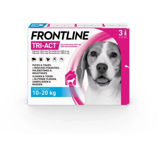 Frontline Tri-Act Chiens 10-20 kg