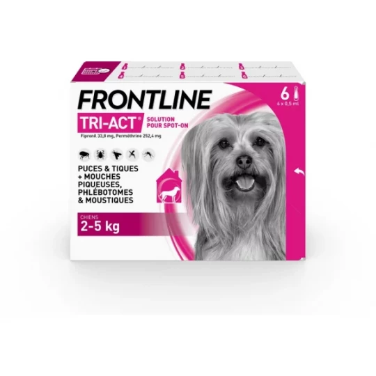 Frontline Tri-Act Chiens 2-5 kg - image 2