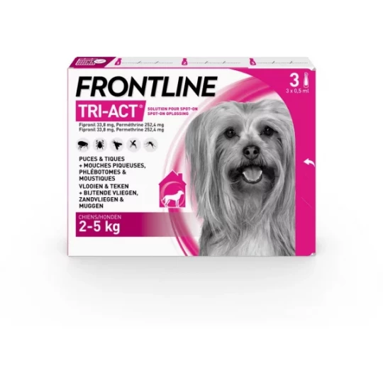 Frontline Tri-Act Chiens 2-5 kg