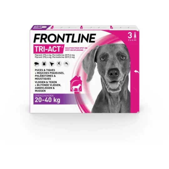 Frontline Tri-Act Chiens 20-40 kg