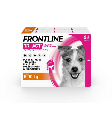 Frontline Tri-Act Chiens 5-10 kg