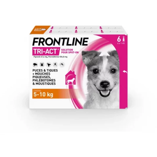 Frontline Tri-Act Chiens 5-10 kg - image 2
