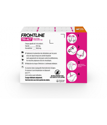 Frontline Tri-Act Chiens 5-10 kg