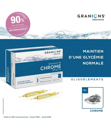 Granions de Chrome 200ug/j