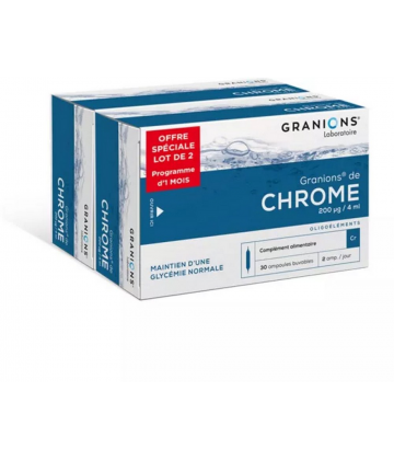 Granions de Chrome 200ug/j