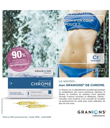 Granions de Chrome 200ug/j