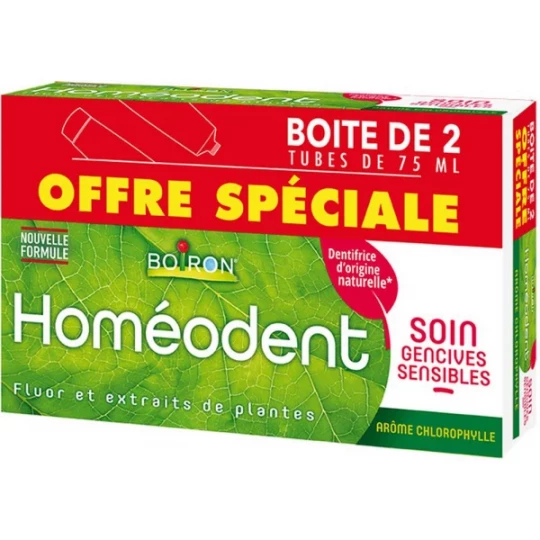 Homéodent Dentifrice Gencives Sensibles Chlorophylle