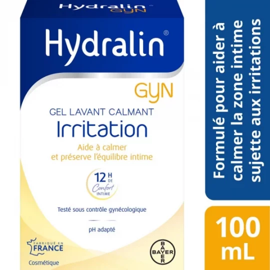 Hydralin Gyn Irritation Gel Lavant Calmant équilibre intime - image 17