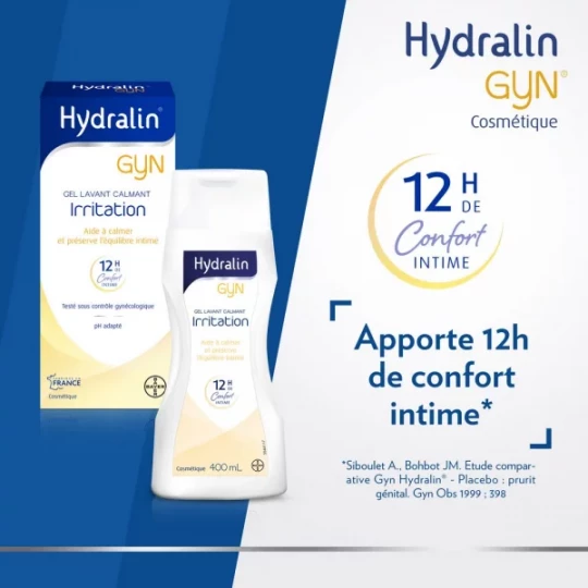 Hydralin Gyn Irritation Gel Lavant Calmant équilibre intime - image 21