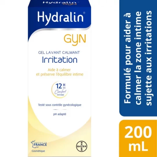 Hydralin Gyn Irritation Gel Lavant Calmant équilibre intime - image 34