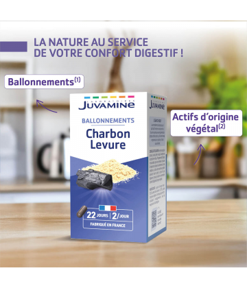 Juvamine Phyto Charbon + Levure