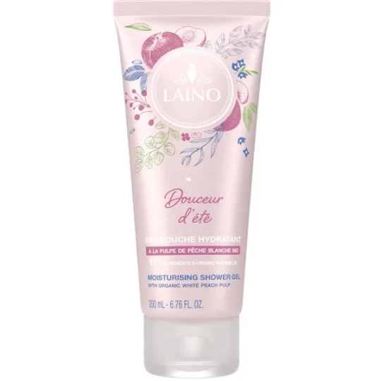 Laino Gel Douche Pulpe de Pêche Bio