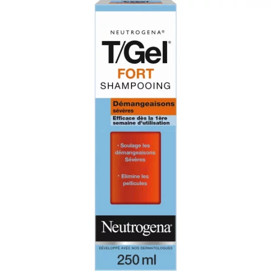 Neutrogena T/Gel Fort Shampooing Anti-Pelliculaire Démangeaisons Sévères
