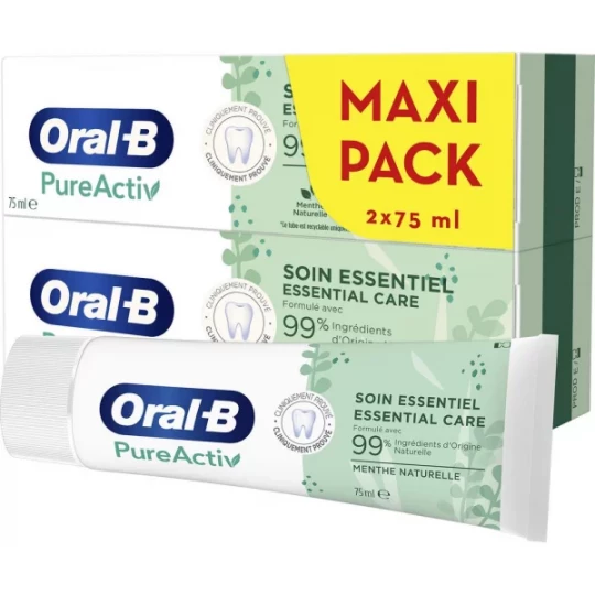 Oral-B Dentifrice PureActiv Soin Essentiel - image 2