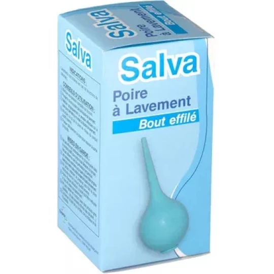 Salva Poire à lavement auriculaire Bout Effilé