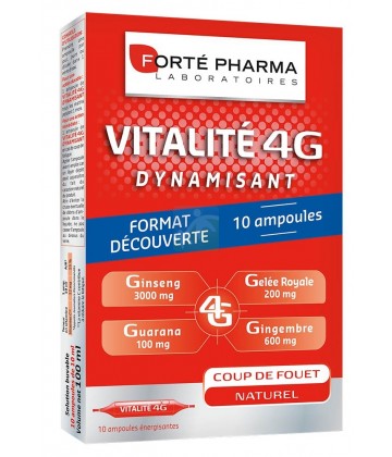 Forté Pharma Vitalité 4G Dynamisant x 10