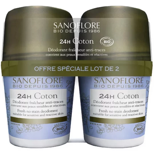 Sanoflore Coton Déodorant Billes - image 3