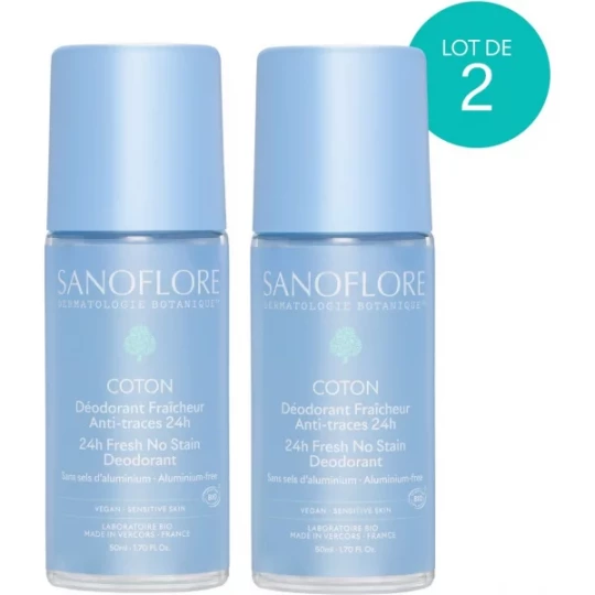 Sanoflore Coton Déodorant Billes - image 4