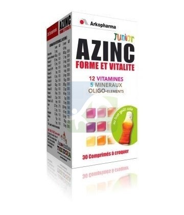 Azinc Forme et Vitalité Junior Goût Cola x 30 (ancien)