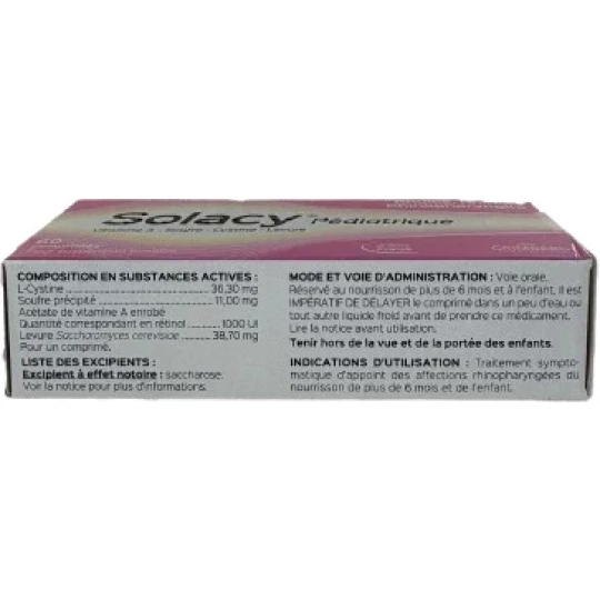 Solacy Pédiatrique x 60