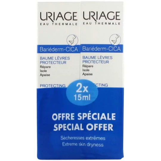 Uriage Bariéderm Cica-Lèvres Baume Réparateur