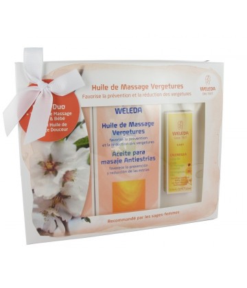 Weleda Coffret Huile de Massage Vergetures 