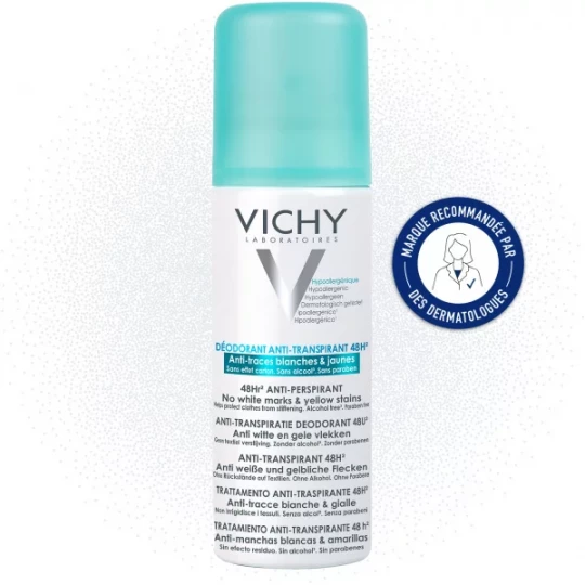 Vichy Déodorant Anti-transpirant Aérosol Anti-trace 48h - image 2