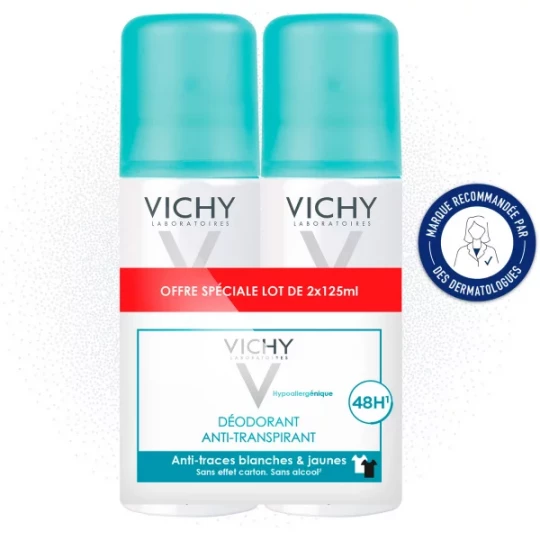 Vichy Déodorant Anti-transpirant Aérosol Anti-trace 48h