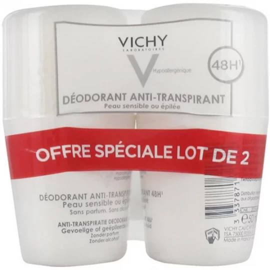 Vichy Déodorant Anti-transpirant Bille Peau Sensible - image 2