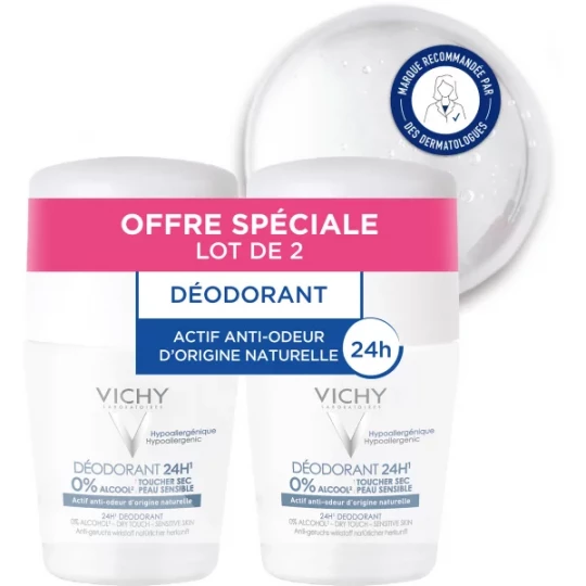 Vichy Déodorant Bille 24H Toucher Sec