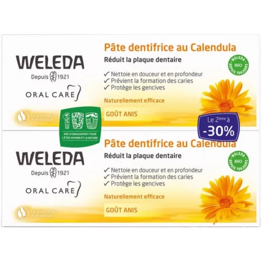 Weleda Pâte Dentifrice au Calendula