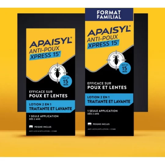 Apaisyl Anti-Poux et Lentes Lotion+ Peigne - image 5