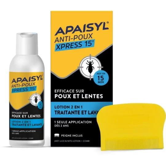 Apaisyl Anti-Poux et Lentes Lotion+ Peigne - image 19