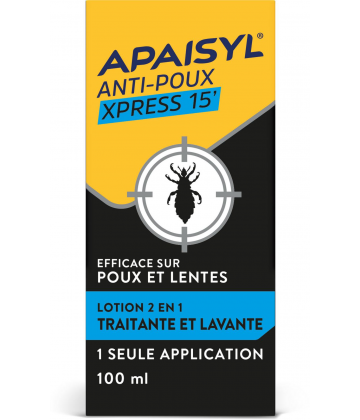 Apaisyl Anti-Poux et Lentes Lotion+ Peigne