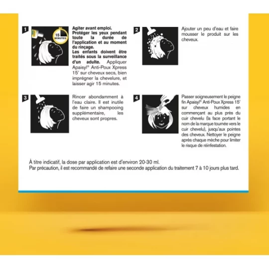 Apaisyl Anti-Poux et Lentes Lotion+ Peigne - image 24